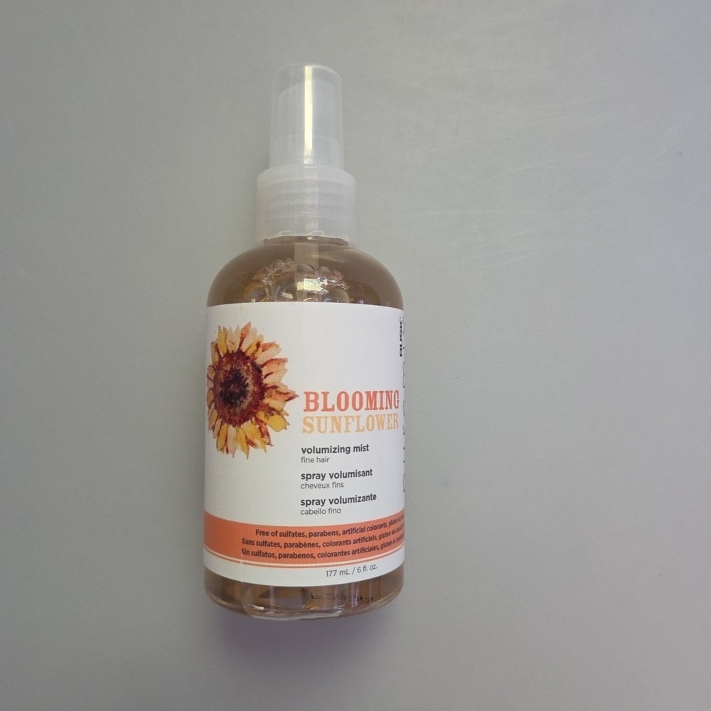 Rusk Puremix Blooming Sunflower Volumizing Mist for Fine Hair 6 oz